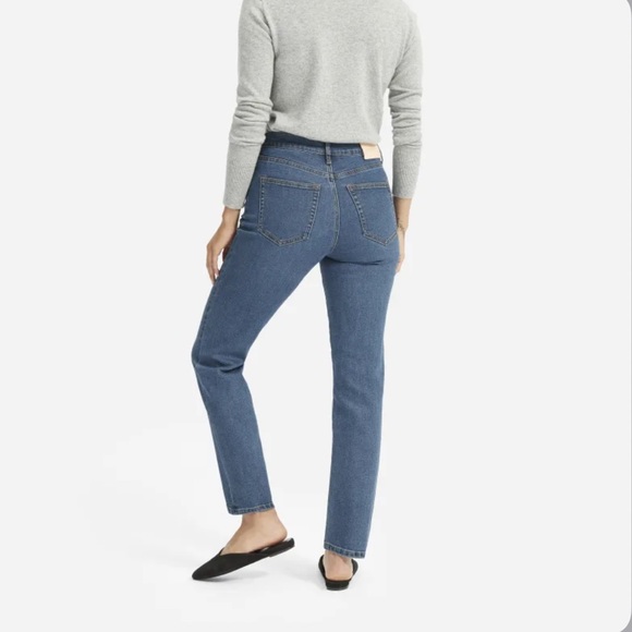 Everlane Denim - Everlane — High Rise Slim Straight Jean